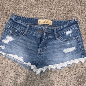 Hollister jean shorts!
